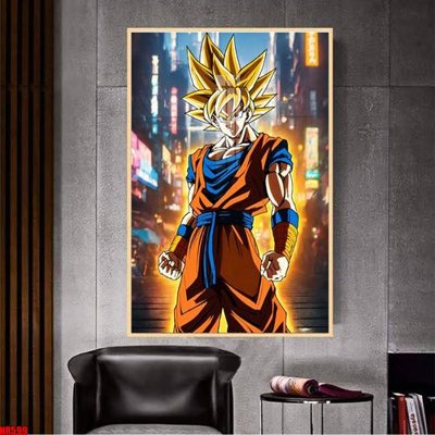 Hình ảnh file gốc in lụa File tranh hoạt hình Anime 7 viên ngọc rồng Dragon Ball NR599