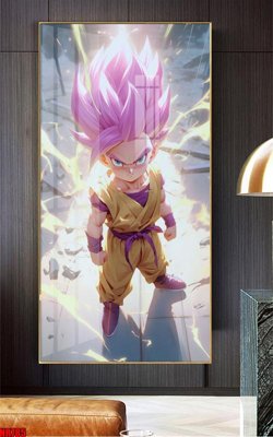 File gốc File tranh hoạt hình Anime 7 viên ngọc rồng Dragon Ball NR785 (in tráng gương) ốp tường