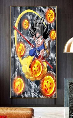 File PSD File tranh hoạt hình Anime 7 viên ngọc rồng Dragon Ball NR873 (bản gốc) dễ dàng edit