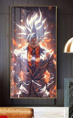 Download file File tranh hoạt hình Anime 7 viên ngọc rồng Dragon Ball NR898 (gốc) in mica đèn LED