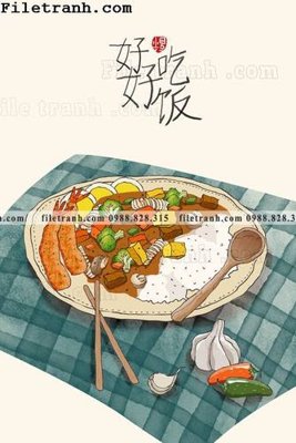 File gốc Nha hang am thuc Trung Quoc Zhang Xin 114 (in tráng gương) nghệ thuật