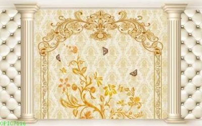 Cung cấp file tranh gốc File in pvc vân đá cẩm thạch OPIC7116 độc quyền