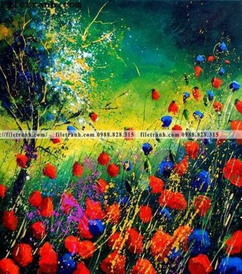 File gốc Oil-Painting087 (cho in 3D) độc đáo