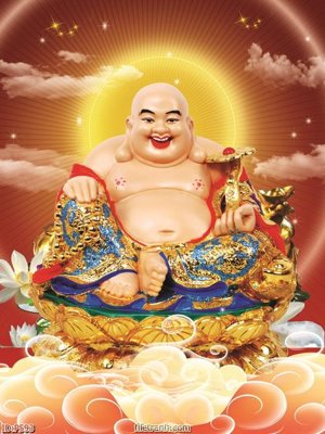 File tranh in tráng gương File phật giáo thần tài P593 (siêu nét)