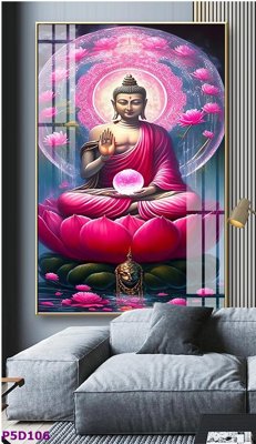 Ảnh mô tả file gốc in mica File tranh phật giáo 5D P5D106