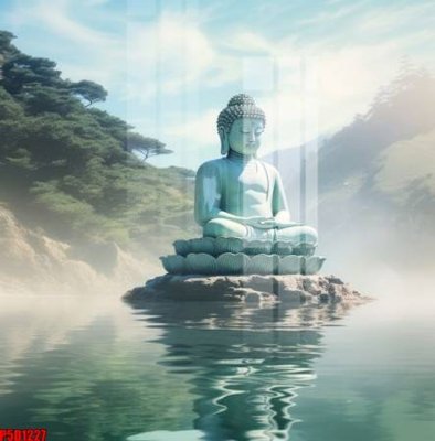 File gốc File tranh phật giáo 5D P5D1227 (in tráng gương) nghệ thuật