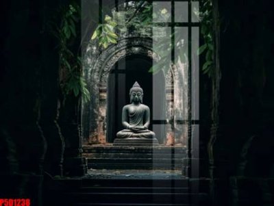 File in trần File tranh phật giáo 5D P5D1238 (file gốc) xuyên sáng