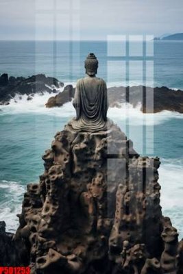 File tranh in tráng gương File tranh phật giáo 5D P5D1253 (siêu nét)