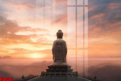 File tranh ảnh gốc File tranh phật giáo 5D P5D1261 dùng cho in khổ lớn