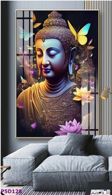 Download file gốc File tranh phật giáo 5D P5D128 (in mica) 3D