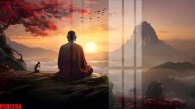 File gốc File tranh phật giáo 5D P5D1294 (trang trí) phòng ngủ