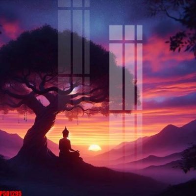 File ảnh File tranh phật giáo 5D P5D1295 (gốc) cho trang trí nhà hàng