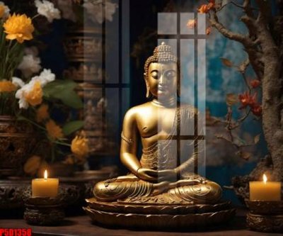 File in trần File tranh phật giáo 5D P5D1358 (file gốc) xuyên sáng