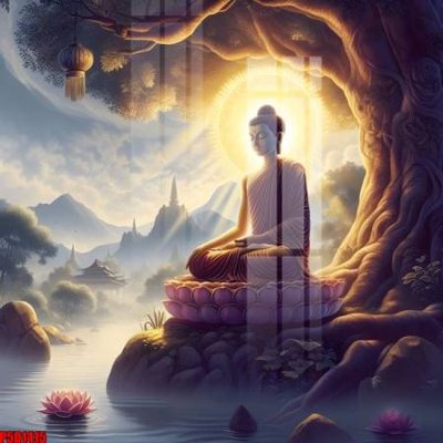 File in trần File tranh phật giáo 5D P5D1415 (bản gốc) đại dương