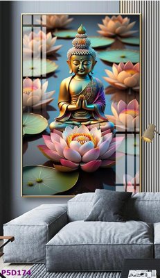File PSD File tranh phật giáo 5D P5D174 (nguyên bản) cho thiết kế