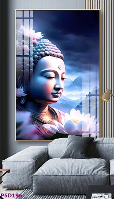 File tranh gốc File tranh phật giáo 5D P5D196 chủ đề hiện đại