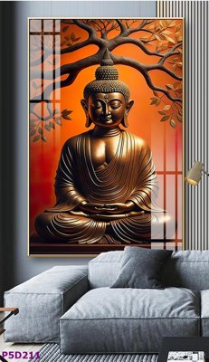 File gốc File tranh phật giáo 5D P5D211 (in lụa) trang trí tường