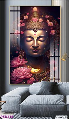 File gốc File tranh phật giáo 5D P5D218 (in lụa) tranh phong thủy