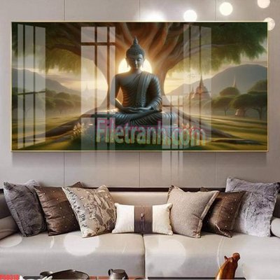 File tranh PSD File tranh phật giáo 5D P5D318 chất lượng cao