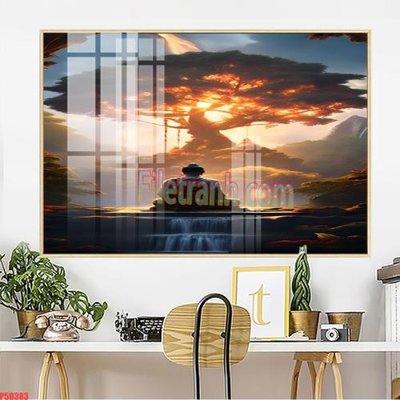 File tranh File tranh phật giáo 5D P5D383 (gốc) chủ đề thành phố