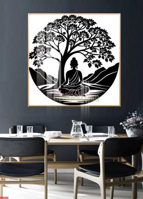 File PSD File tranh phật giáo 5D P5D389 (bản gốc) cho nhà in