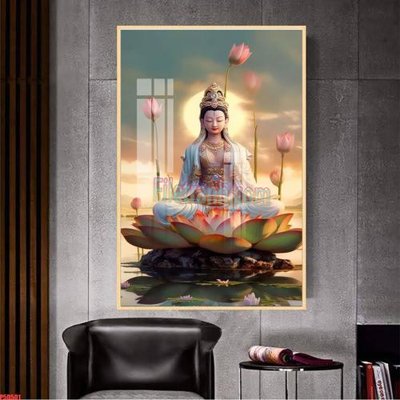 Tải file File tranh phật giáo 5D P5D501 (ảnh gốc) in tranh kính
