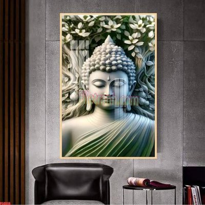 Tải file File tranh phật giáo 5D P5D518 (gốc) chủ đề hoa sen