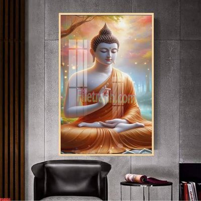 File in lụa File tranh phật giáo 5D P5D551 (tân cổ điển) File tranh phật giáo 5D P5D551