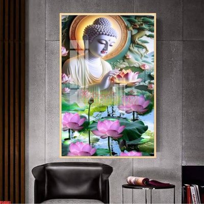 File in trần File tranh phật giáo 5D P5D581 (file gốc) hoa văn 3D