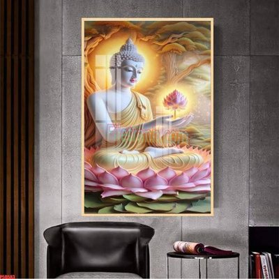 Ảnh gốc File tranh phật giáo 5D P5D583 (nét căng) in mica