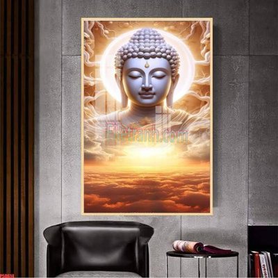 File gốc File tranh phật giáo 5D P5D614 (in mica) cắt laser