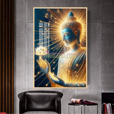 File in trần File tranh phật giáo 5D P5D645 (file gốc) xuyên sáng