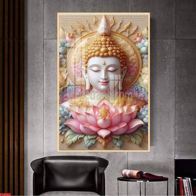 File tranh File tranh phật giáo 5D P5D688 (gốc) in trên kính