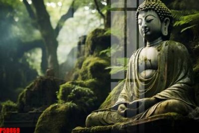 File gốc File tranh phật giáo 5D P5D869 (in lụa) chi tiết cao