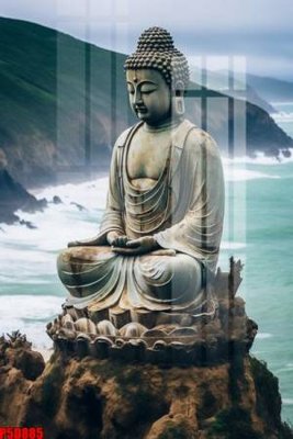 File in trần File tranh phật giáo 5D P5D885 (bản gốc) hoa văn