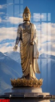 File tranh trang trí File tranh phật giáo 5D P5D897 (file gốc)