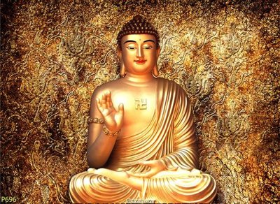 File tranh in tráng gương File phật giáo thần tài P696 (siêu nét)