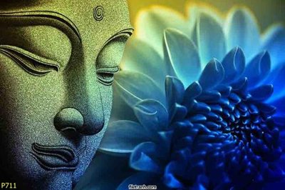 File in trần File phật giáo thần tài P711 (bản gốc) phong cảnh