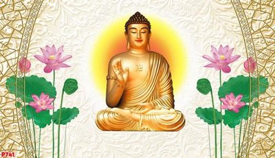 File PSD File tranh phật P741 (chất lượng in ấn)