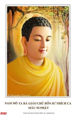 File ảnh File tranh phật P757 (gốc) in poster