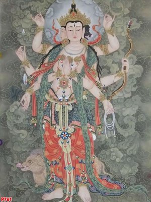 File in trần File tranh phật P761 (file gốc) chủ đề vũ trụ