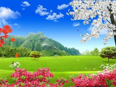 Download file File tranh phong cảnh PC1379 (gốc) in mica bàn thờ