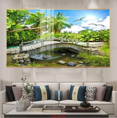 Chi tiết file gốc File tranh phong cảnh thiên nhiên PC1428 (cho in tráng gương)