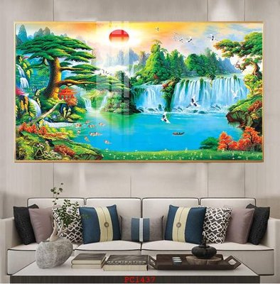 Tải file gốc File tranh phong cảnh thiên nhiên PC1437 (in không vỡ ảnh)