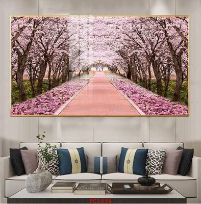 Hình ảnh file gốc in trần nhà File tranh phong cảnh thiên nhiên PC1494