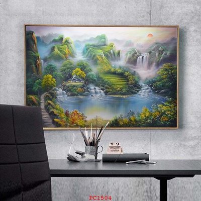 File tranh gốc File tranh phong cảnh thiên nhiên PC1504 chủ đề hiện đại