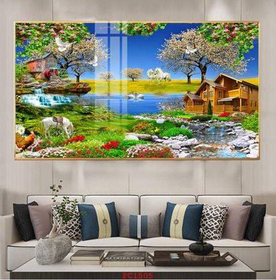 Download file gốc File tranh phong cảnh thiên nhiên PC1505 (dùng cho in ấn)