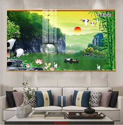 File tranh gốc File tranh phong cảnh thiên nhiên PC1583 (bản đẹp) độc quyền