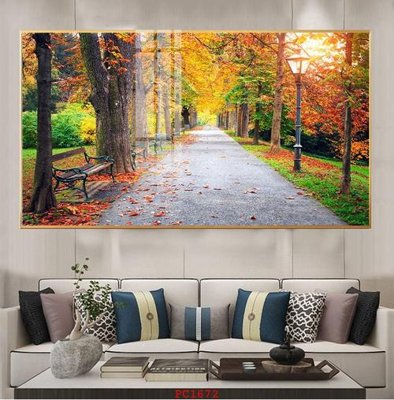 File PSD File tranh phong cảnh thiên nhiên PC1672 (gốc) cho in quảng cáo