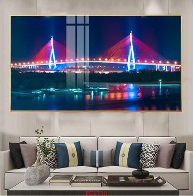 File gốc File tranh phong cảnh thiên nhiên PC1730 (in tráng gương) sang trọng